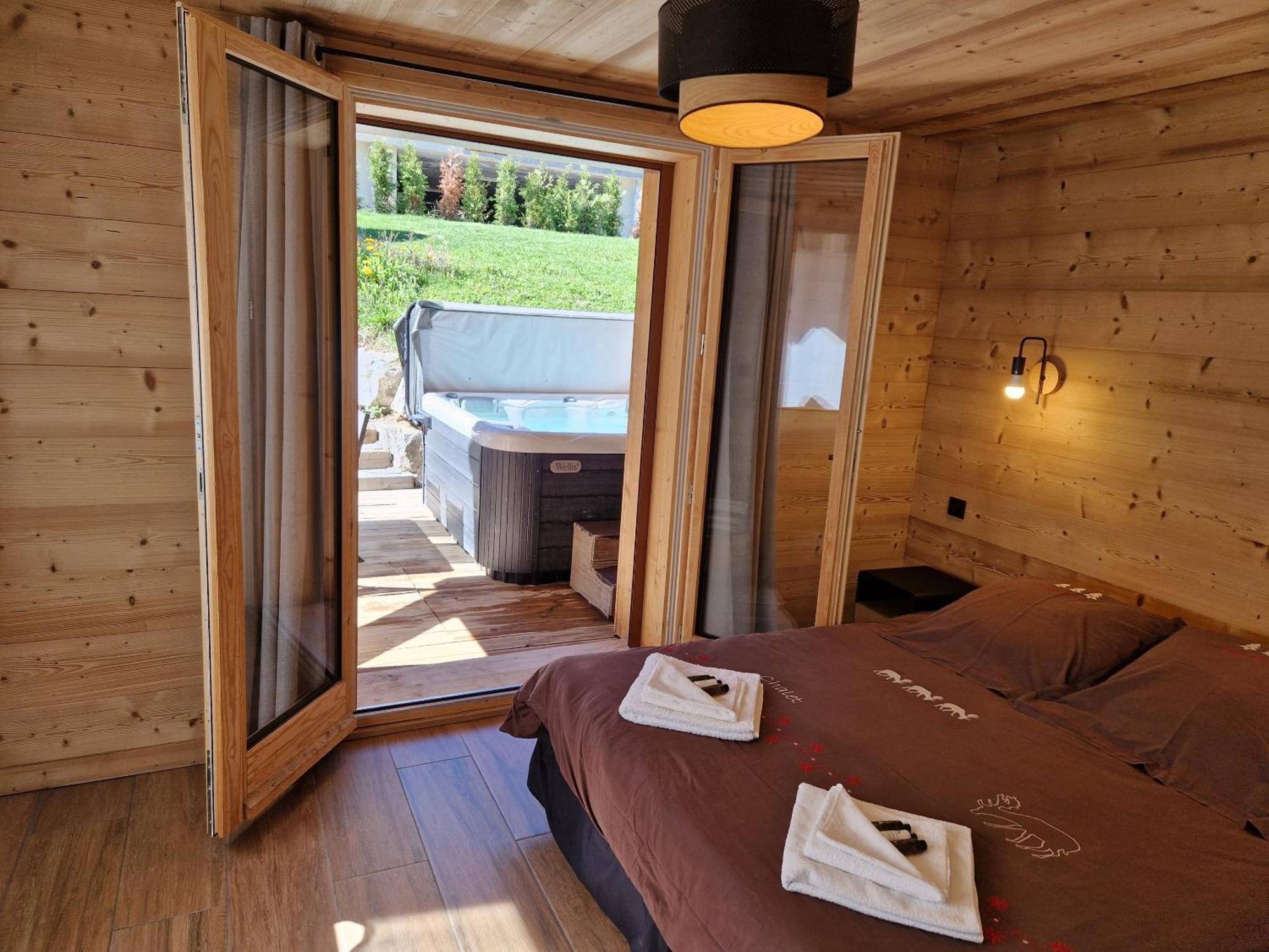 Chalet Delphinette - Spa privatif Morzine Camera foto
